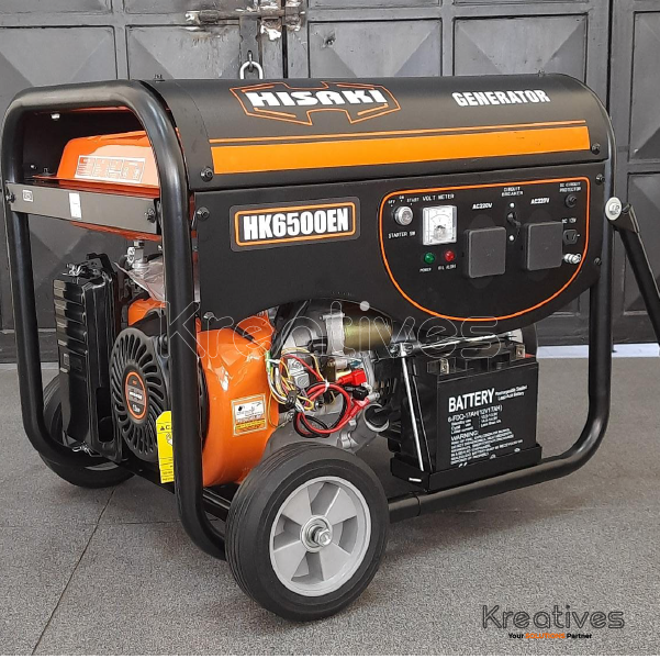 Hisaki Japan 7.0Kva Petrol generator HK6500EN