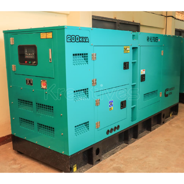 HL Power UK Water Cooled 200kva Diesel Cummins 3 Phase with inbuilt ATS