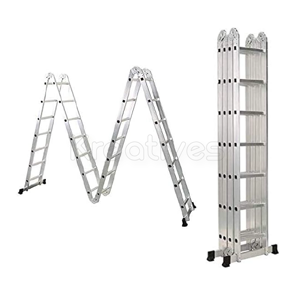 Multi Purpose 4x8 Step Foldable Aluminum Ladder 8.8m FFL48