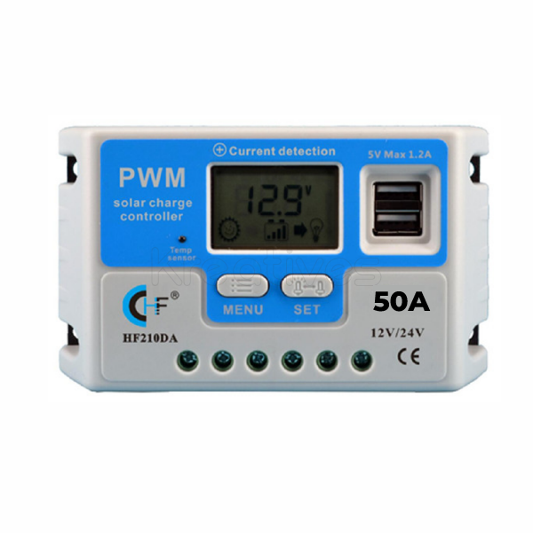 Phoenix 50Amps Digital PWM solar charge controller - 12V/24V Auto Charge Control