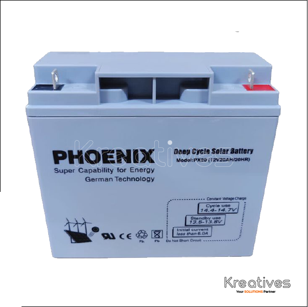 Phoenix 12V 20Ah Lead Sealed maintenance free battery