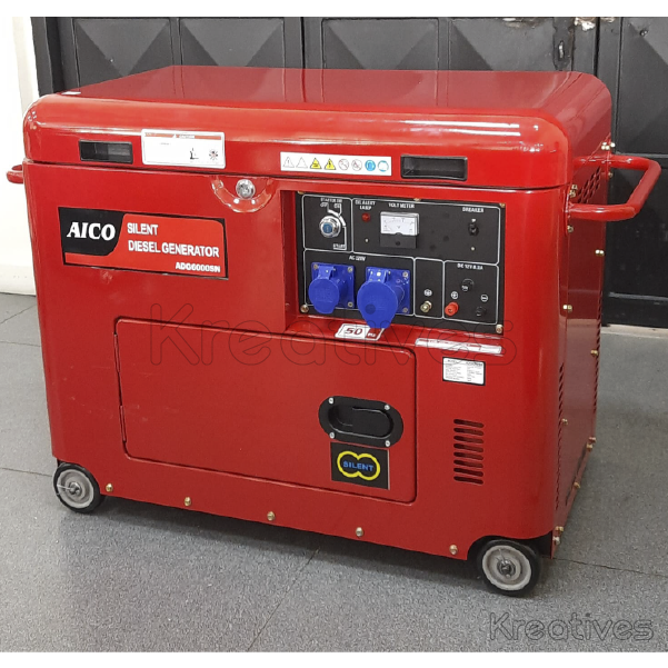 Aico Japan 7.5kva Diesel Silent Generator + ATS