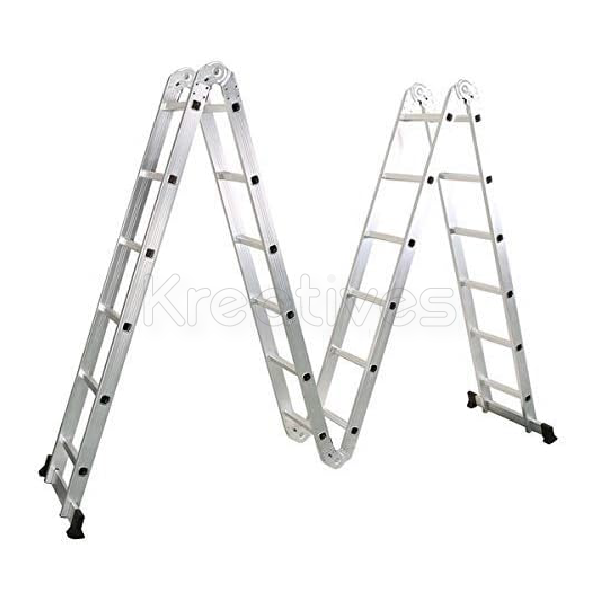Multi Purpose 4x6 Step Foldable Aluminum Ladder 6.8m FFL46