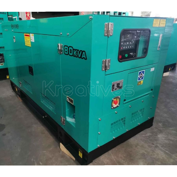HL Power UK Water Cooled 80kva Diesel 3 Phase with inbuilt ATS