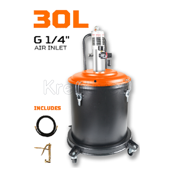 PNEUMATIC GREASE LUBRICATOR 30L