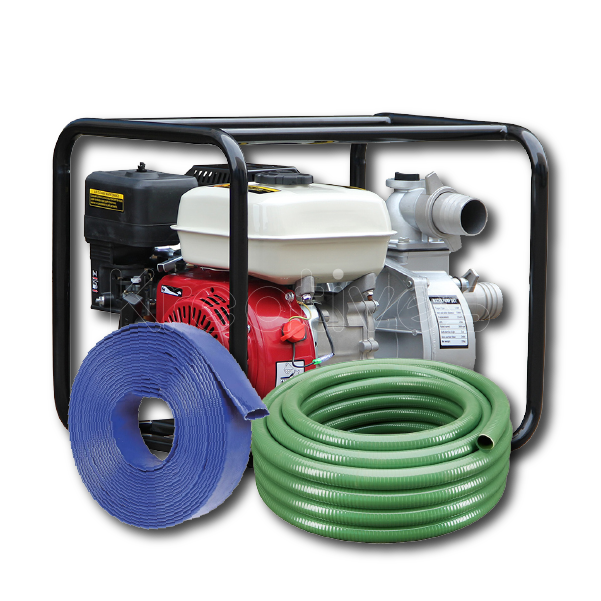 3inch Petrol Pump + 10M Suction + 100M Delivery Pipe Kit