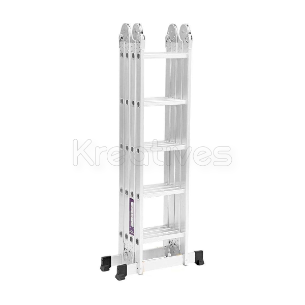 Multi Purpose 4x5 Step Foldable Aluminum Ladder 5.7m FFL45