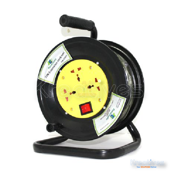 Powermate 50Meter 1.5mm Heavy duty Extension Reel Cable