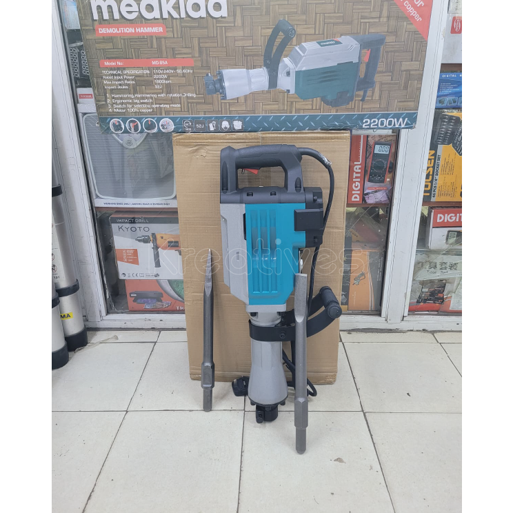 Meakida 2200Watts MD85A Demolition Hammer