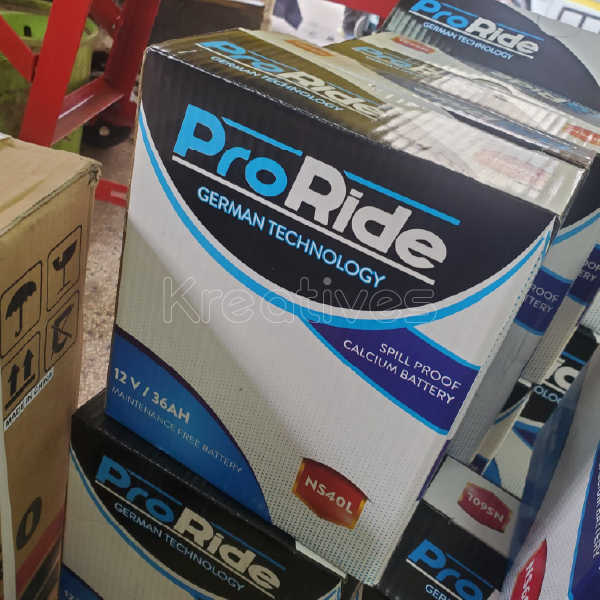 Proride NS40 Car Battery Mentainance Free