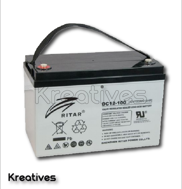 Ritar 12V 100Ah Lead Sealed maintenance free battery