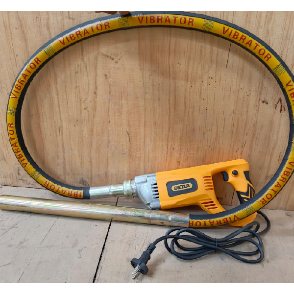 Dera 1300Watts Electric Portable Concrete Vibrator - Professional Construction Tool