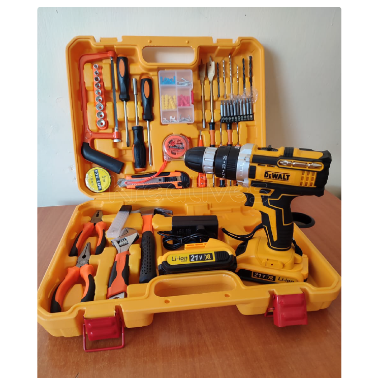 Power Tool Set Impact Drill Set 118pcs Combination Kits