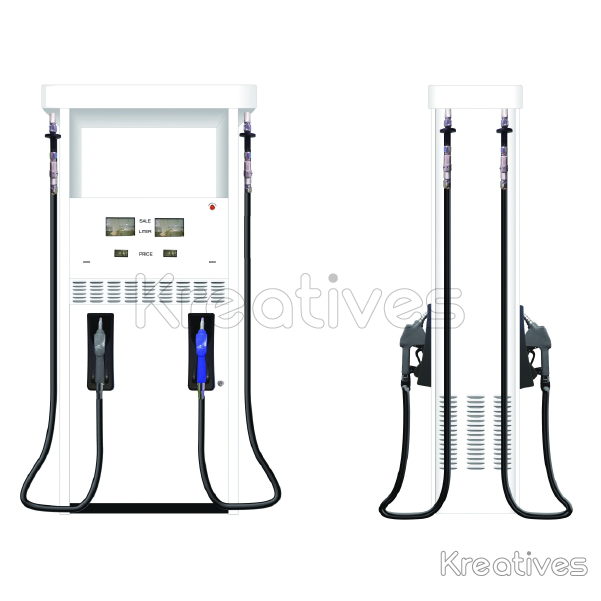 Phoenix Gas Station Four Nozzle Pump