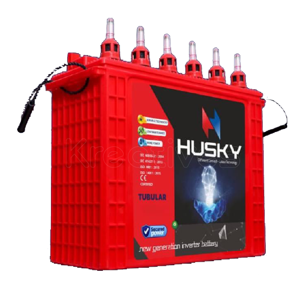 Husky India 200Ah Tall Tubular Battery | Rechargeable