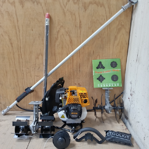 Dera 4-in-1 Brush Cutter + Hedge trimmer + Power Saw 4-Stroke