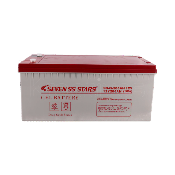 Seven ss Stars 200Ah 12V Gel Maintenance free battery