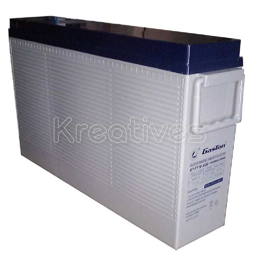 GASTON 200AH 12V SLIM DESIGN AGM FRONT TERMINAL BATTERY