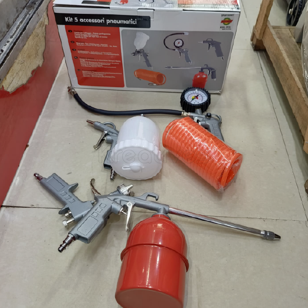 Paint gun Set for Compressor - 5-Tool Painting Kit
