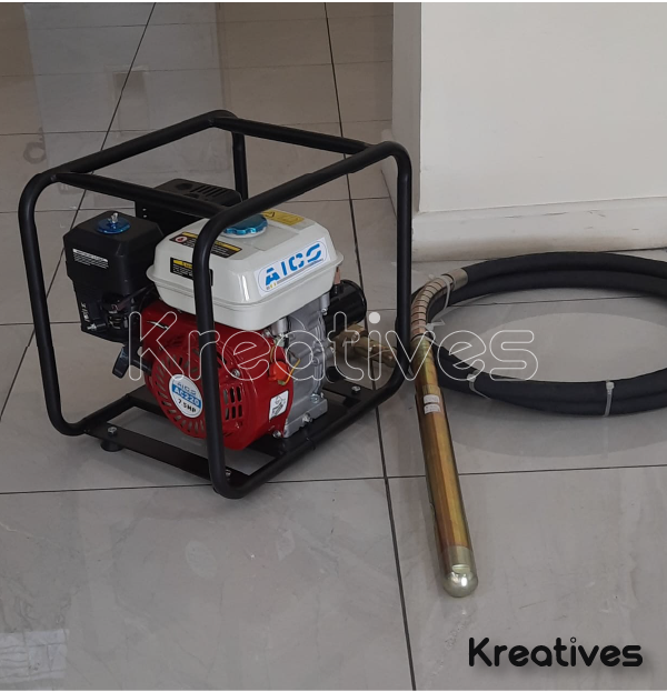 Aico 7.5HP petrol Concrete Vibrator + 45MM Poker