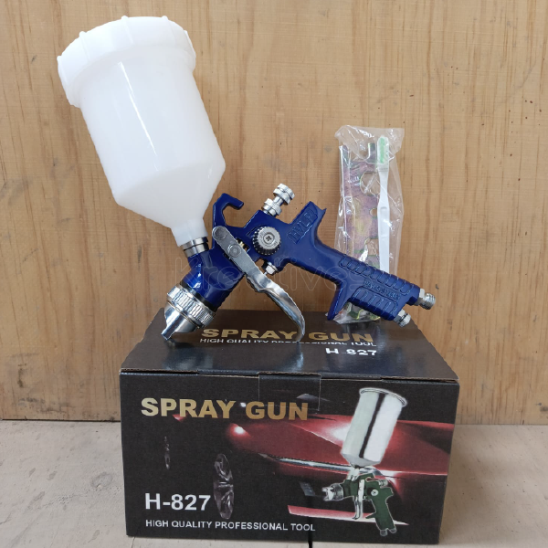 Manual Spray Gun - 1.3mm Nozzle, 600ml Cup, Pneumatic Paint Sprayer
