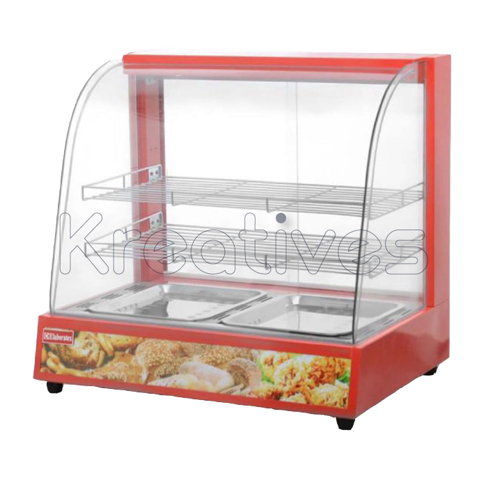 Food Display Warmer 2 layer 2 tray HW-2P