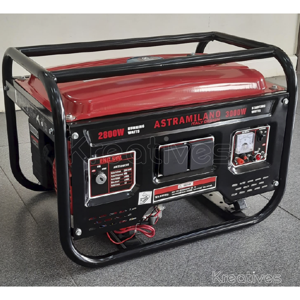 ASTRAMILANO 3.0Kva Keystart Petrol Generator