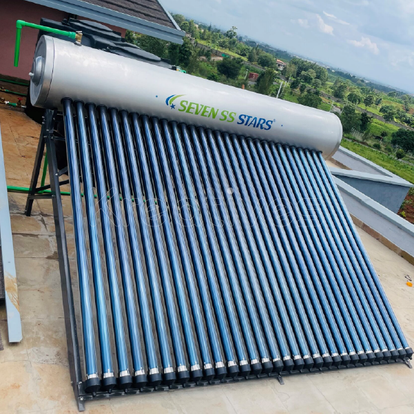 200 Ltr Pressurized Solar Water Heater Seven SS Stars | Stainless Steel Heat-pipe