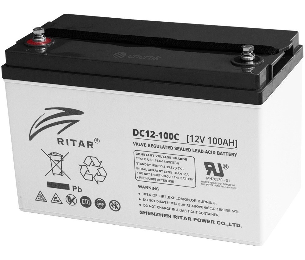 Ritar 12V 100Ah Lead Sealed maintenance free battery