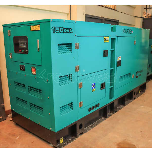 HL Power UK Water Cooled 150kva Diesel Cummins 3 Phase with inbuilt ATS