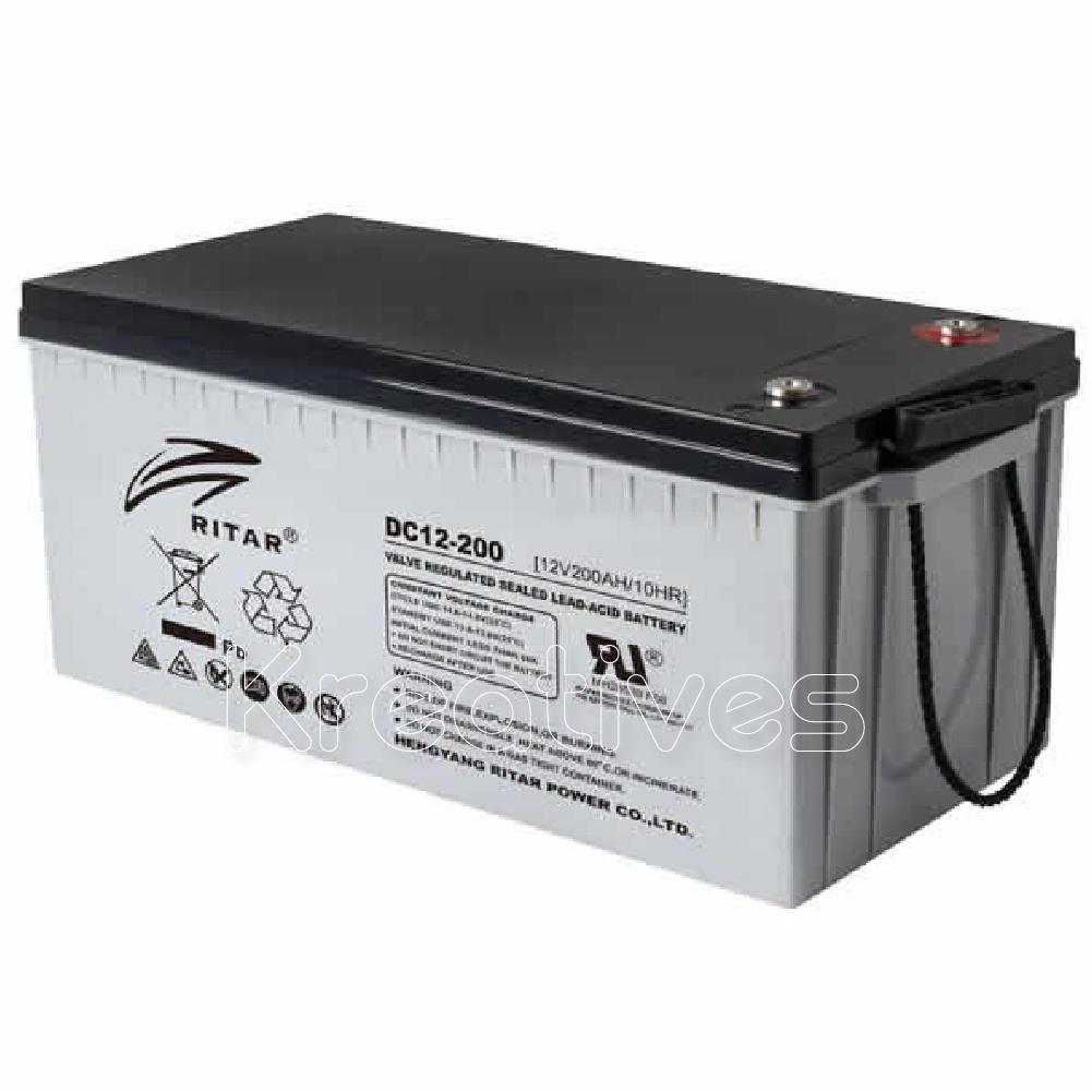 Ritar 200Ah 12V Lead Sealed maintenance free battery