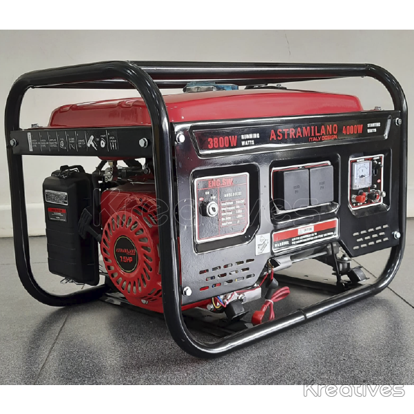 ASTRAMILANO 4.0Kva Keystart Petrol Generator