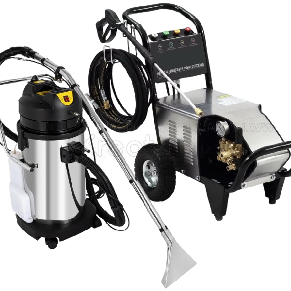 Hisaki Japan 3450PSI Pressure Washer Machine Car Wash + 2in1 40L Carpet/Seat Cleaner Vacuum Cleaner