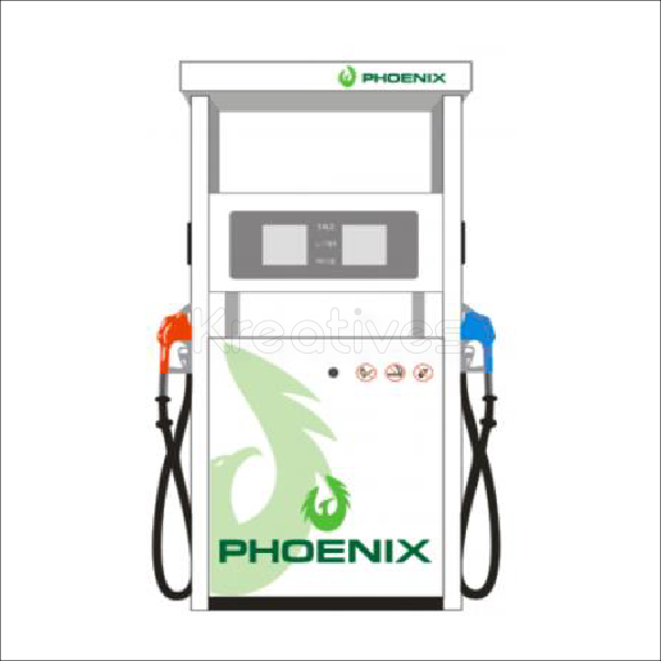 Phoenix Two Nozzle Twin Fuel Pump Dispenser - Submersible Pump Type