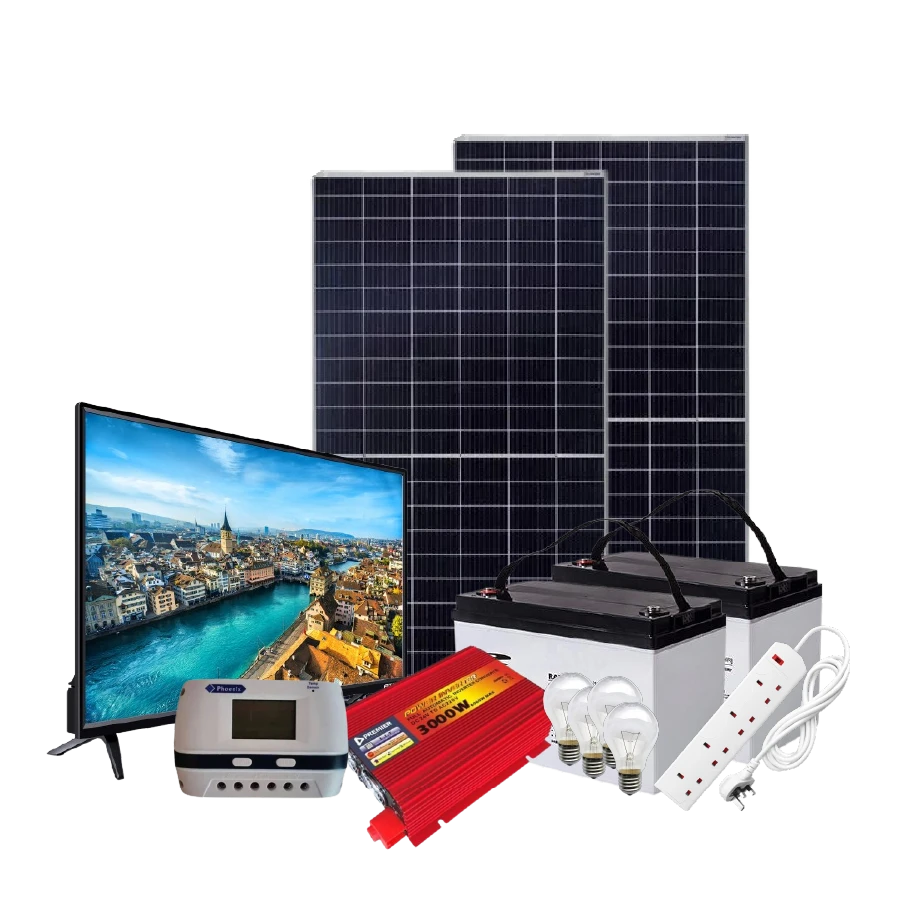 Ritar 3kW PWM Solar Kit - Original Batteries + 4 Free Bulbs - Best 2bed backup