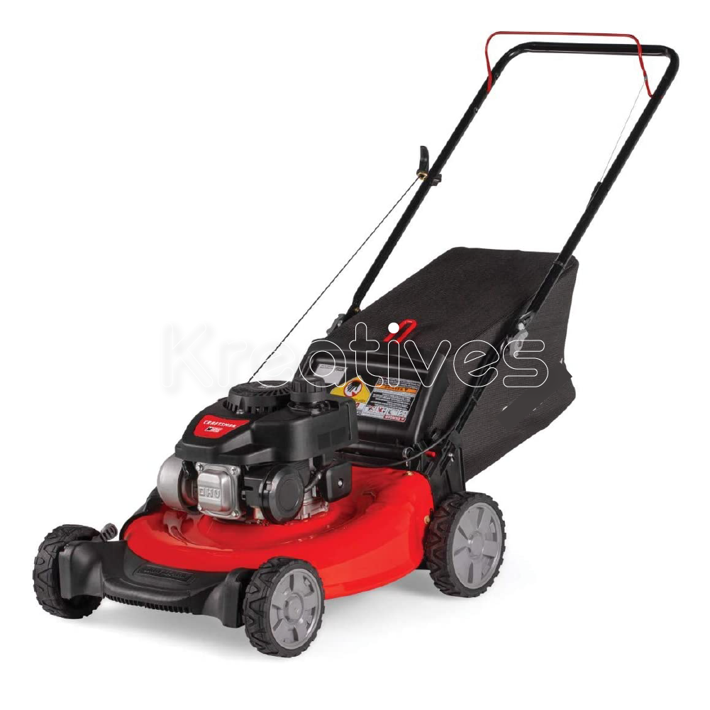 Petrol Powered Push Lawn Mower with Bag 140cc 3In1