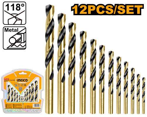 Ingco 12-Piece HSS Twist Drill Bits | Kreatives.co.ke Kenya
