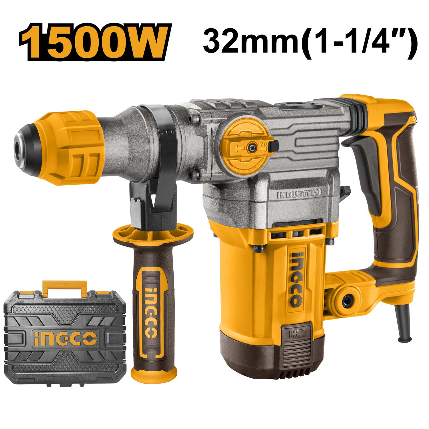 Ingco 1500W 32mm Rotary Hammer | Kreatives.co.ke Kenya