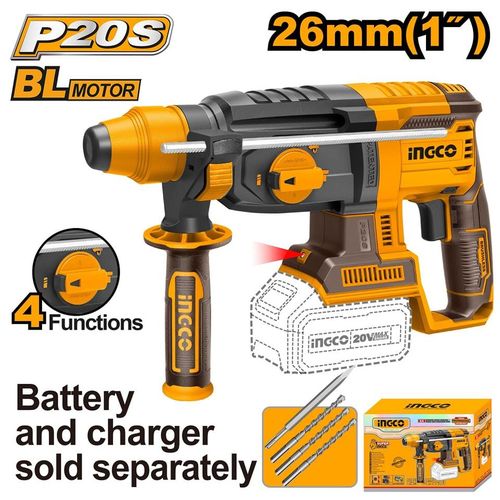 Ingco 20V 26mm Cordless Rotary Hammer | Kreatives.co.ke Kenya