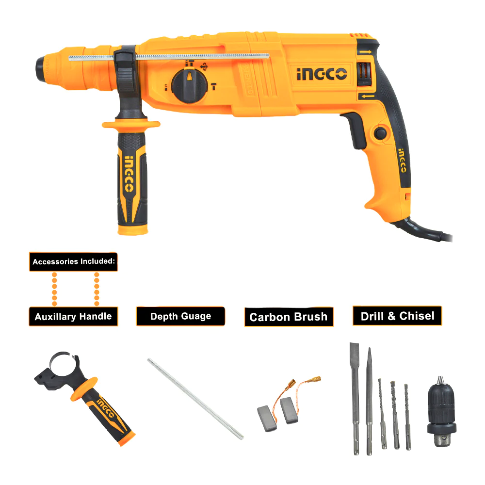 Ingco 800W Rotary Hammer | Kreatives.co.ke Kenya