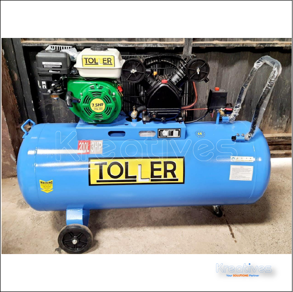 Toller 100L Air Compressor Petrol Powered 7.5HP