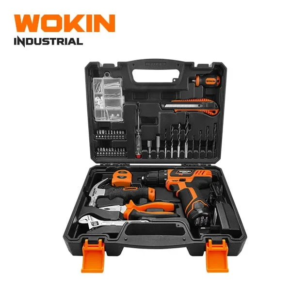 109PCS 12V CORDLESS DRILL AND HOME TOOL KIT