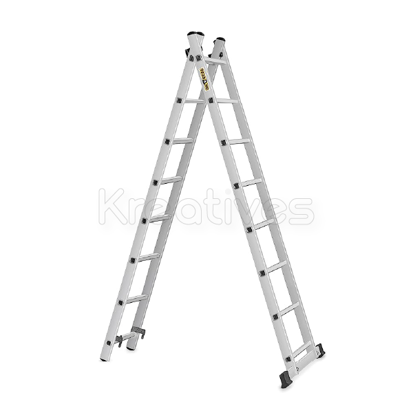 Multi Purpose 2x8 Step Foldable Aluminum Ladder FFL28