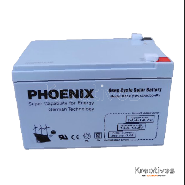 Phoenix 12V 12Ah Lead Sealed maintenance free battery