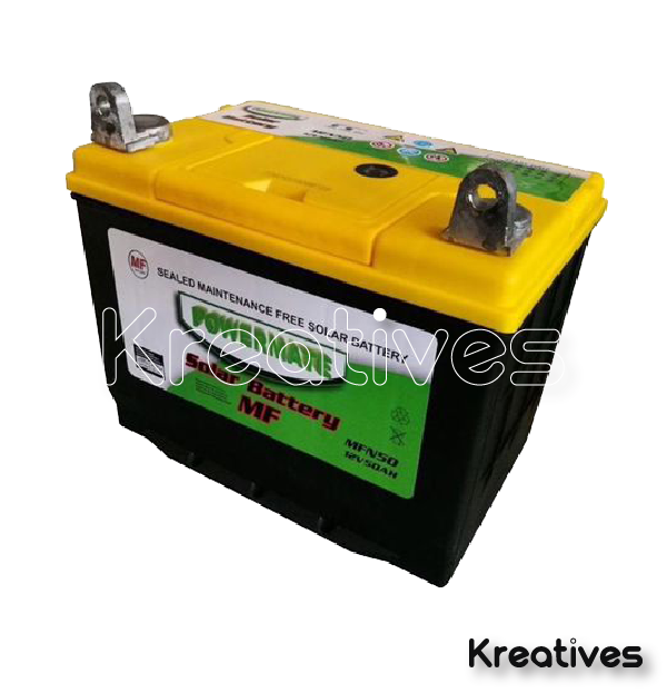 Powermate 12v 35ah Solar rechargeable battery