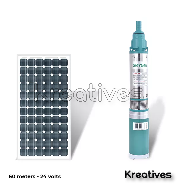 Shiyuan 60M Head 400W DC Solar Submersible Pump