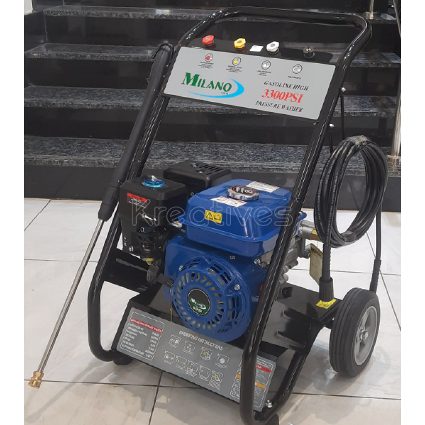 Milano 3300Psi Petrol Car Wash Machine High Pressure