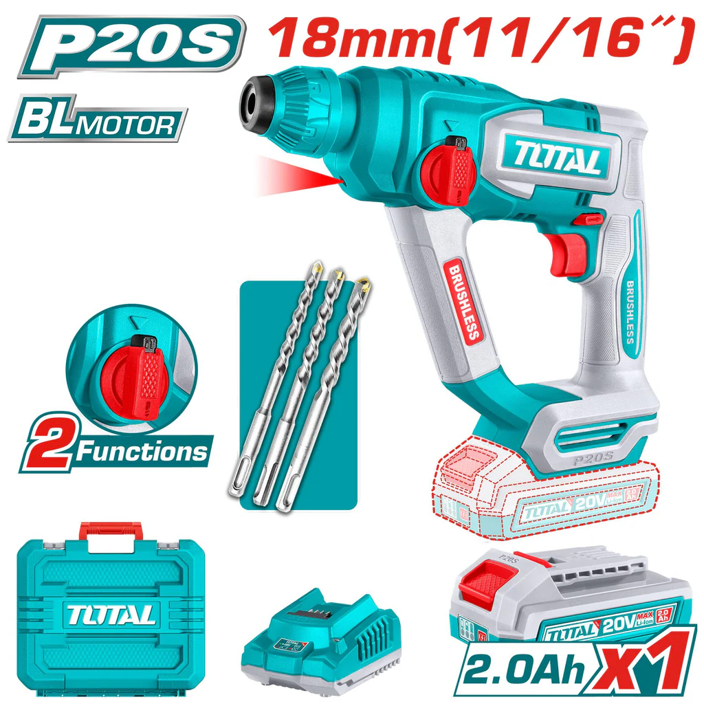 Total 20V Cordless Rotary Hammer | Kreatives.co.ke Kenya