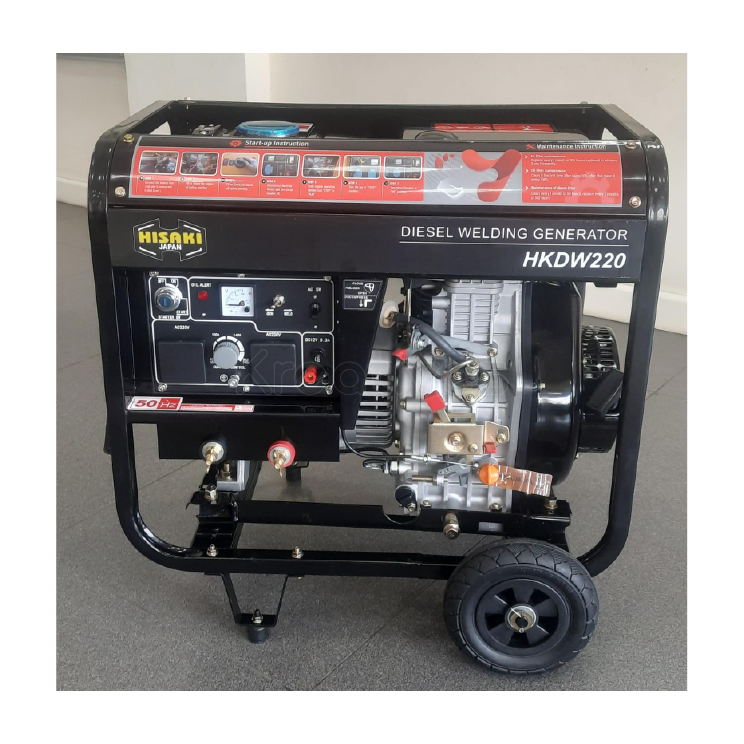 Hisaki Japan 9.0Kva 2in1 200Amp Diesel Welding Generator