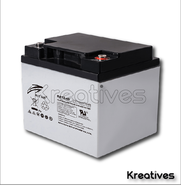 Ritar 12V 40Ah Lead Sealed maintenance free battery